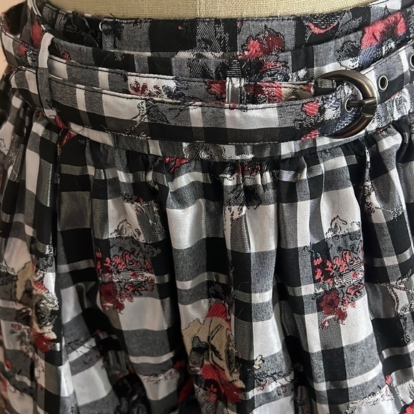 Wayward Fancies eShakti Plaid Belted Skirt Size 2X 20W - Picture 12 of 13